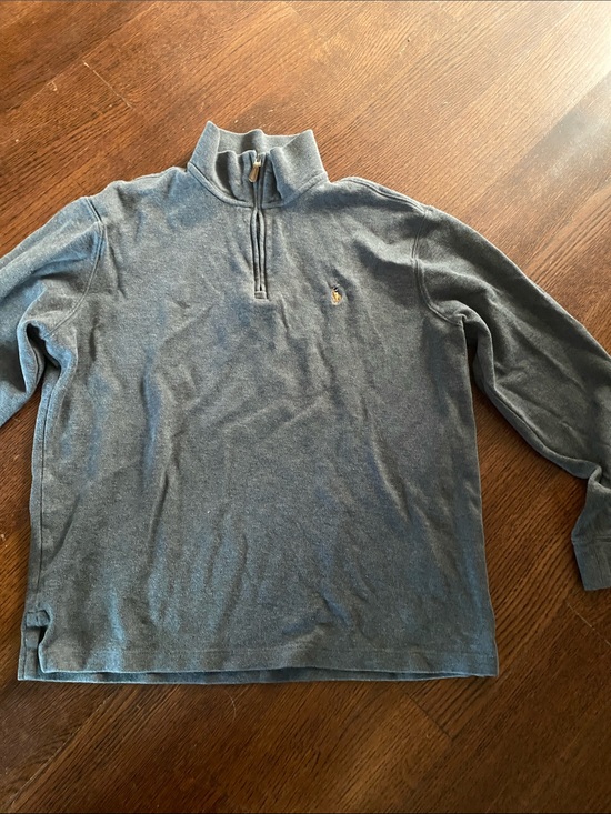 Polo Ralph Lauren Other - Polo by Ralph Lauren Gray Quarter-Zip Pullover